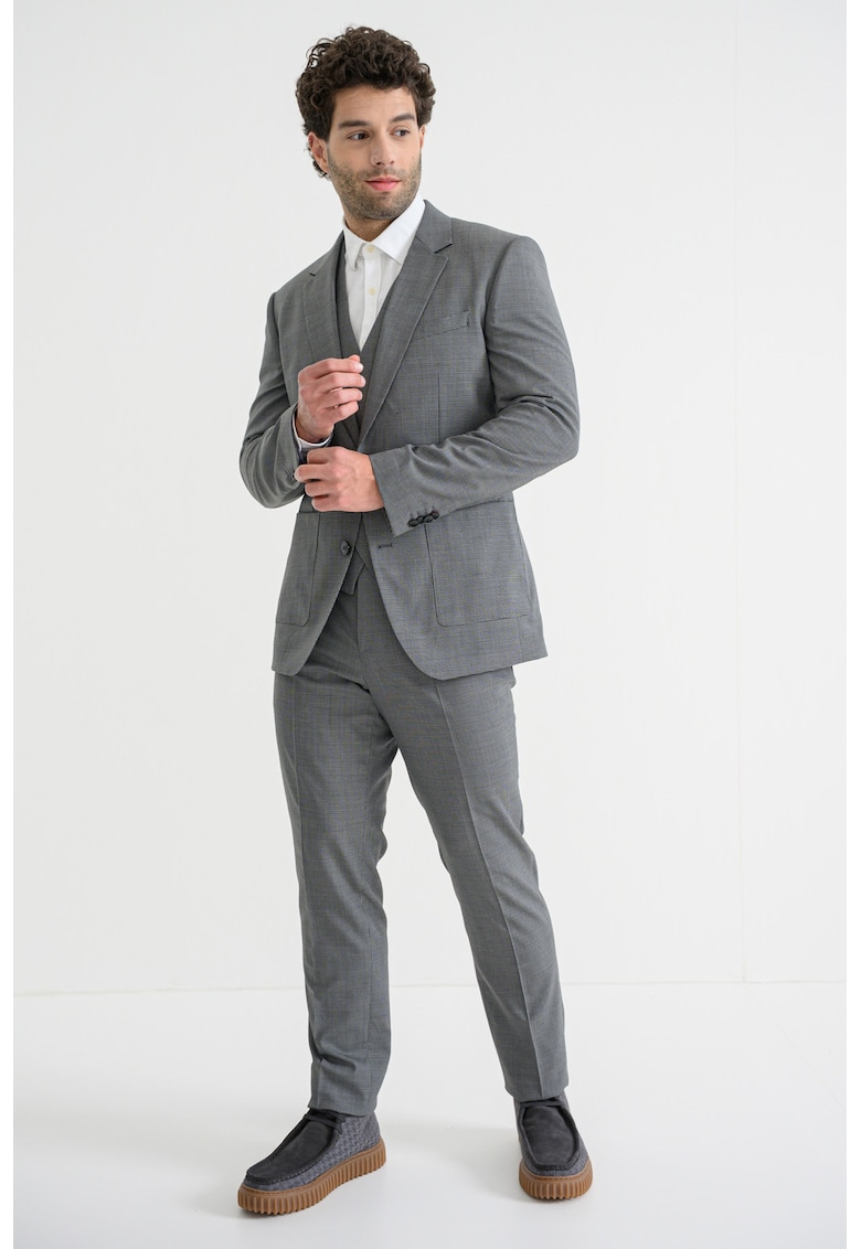 Set de sacou - vesta si pantaloni de lana