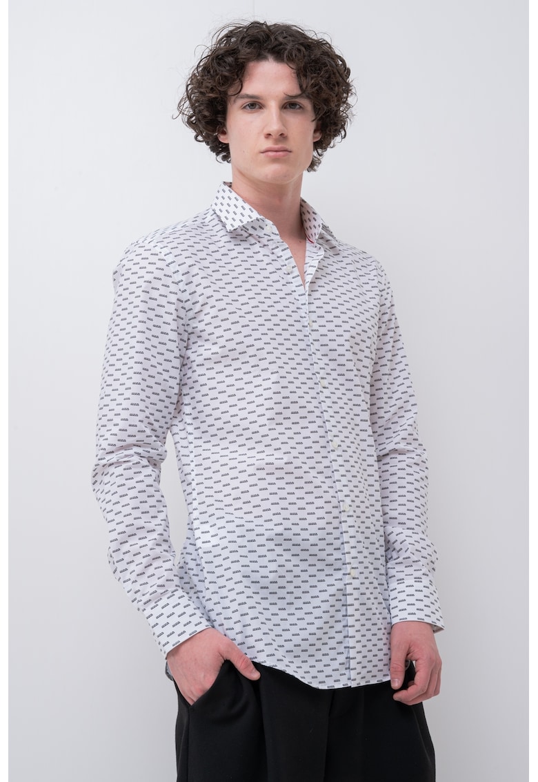 Camasa cu model si maneci lungi Keno Camasa cu model si maneci lungi Keno