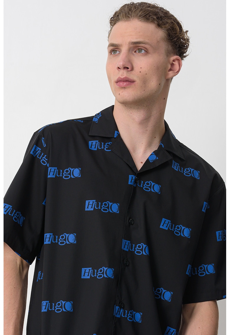 Camasa cu maneci scurte si logo