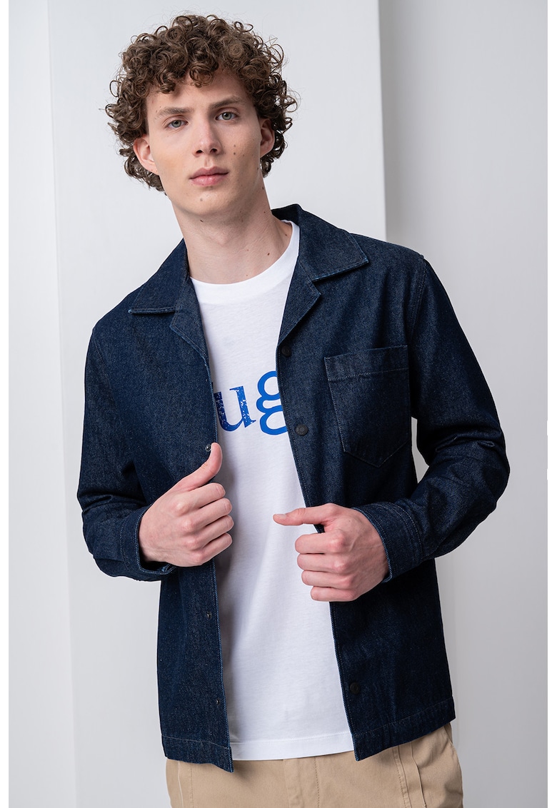 Camasa de denim cu guler clasic Camasa de denim cu guler clasic