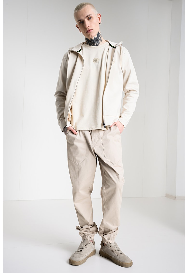 Hanorac cu fermoar si buzunare laterale