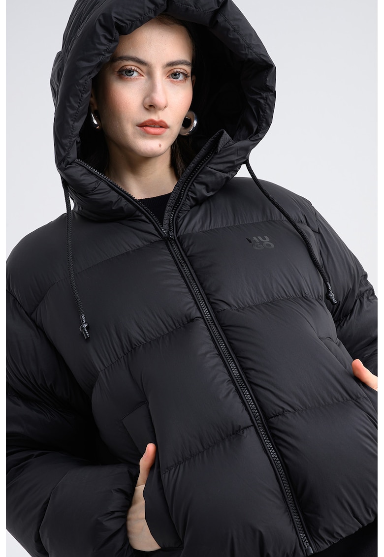 Geaca cu umplutura de puf si gluga Francesca