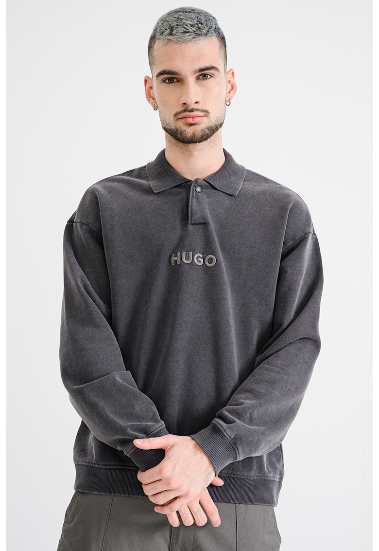 Bluza polo de trening cu logo brodat Delwy