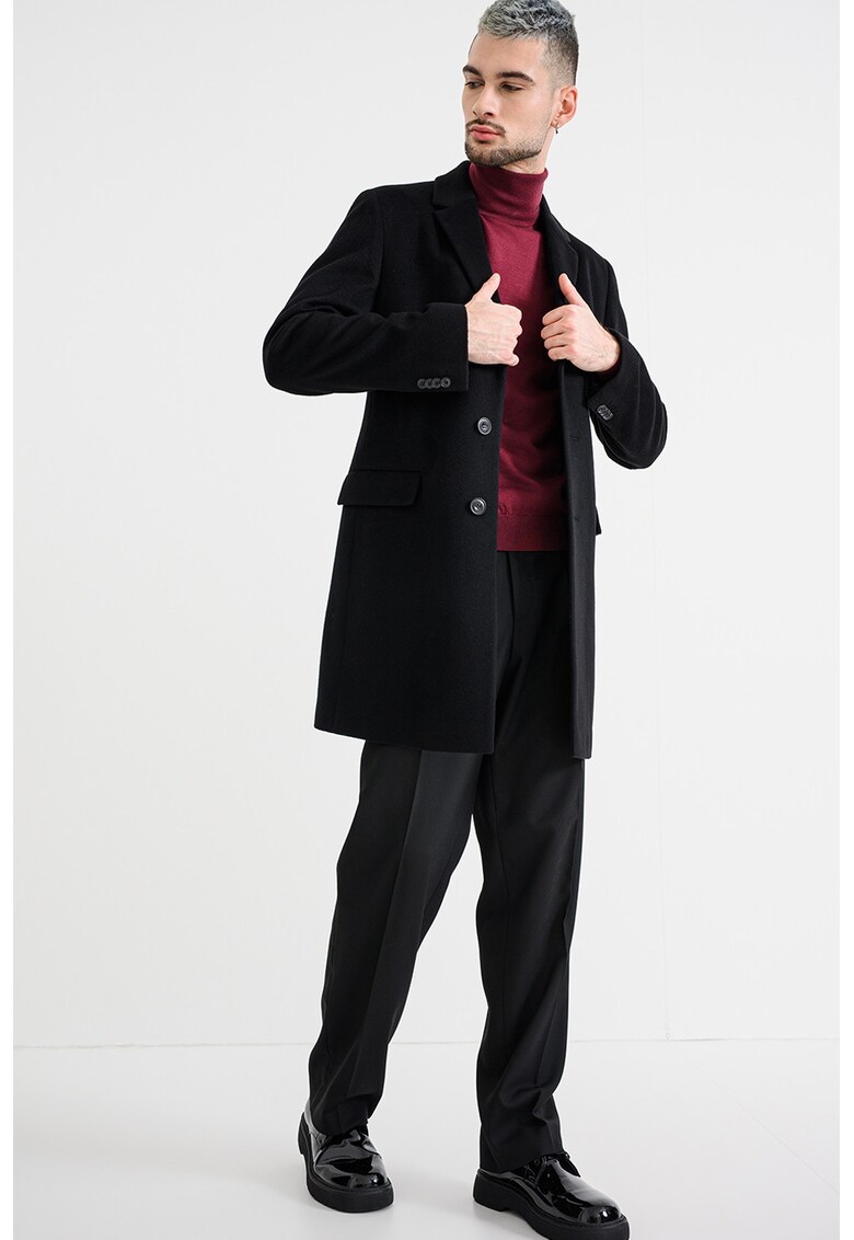 Palton din casmir cu revere Migor