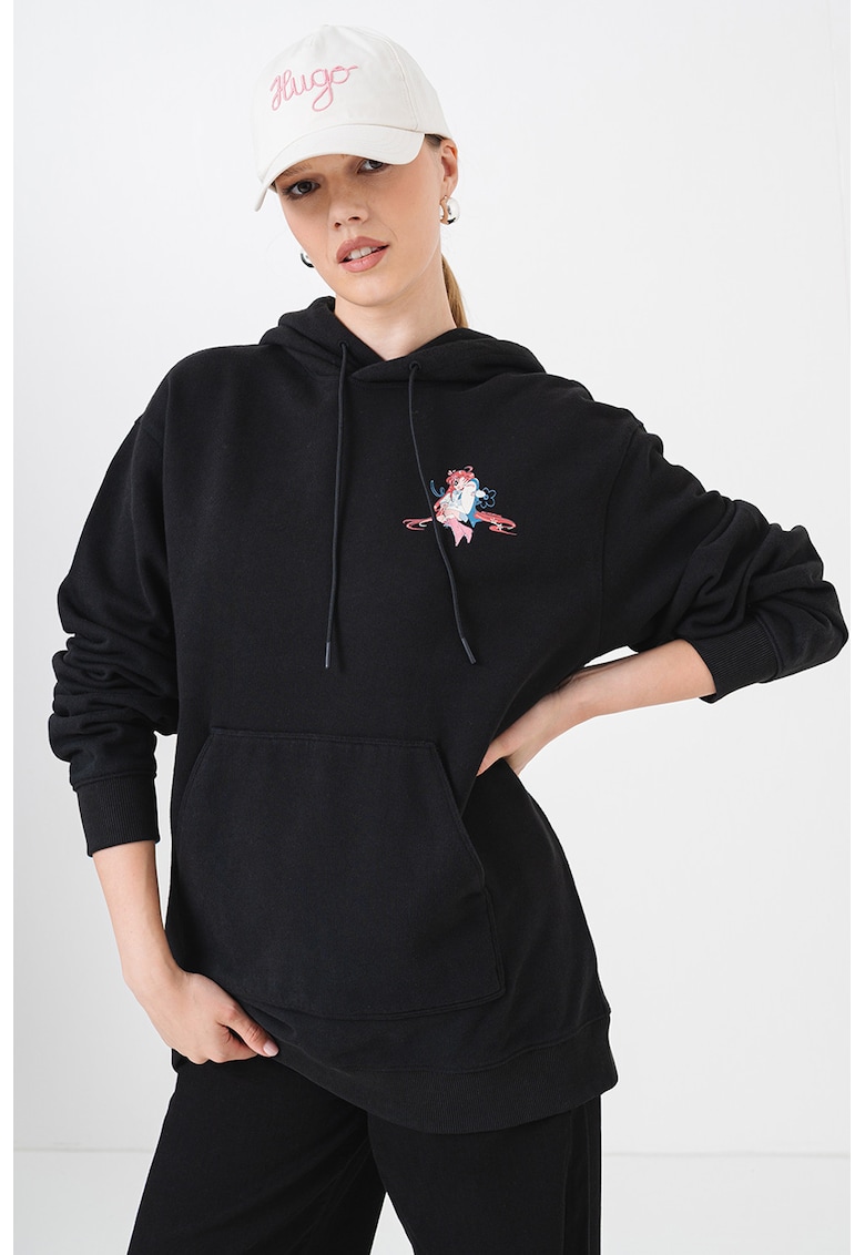 Hanorac cu imprimeu pe partea din spate