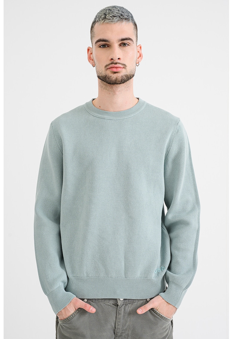 Pulover uni San Celly - Verde persan