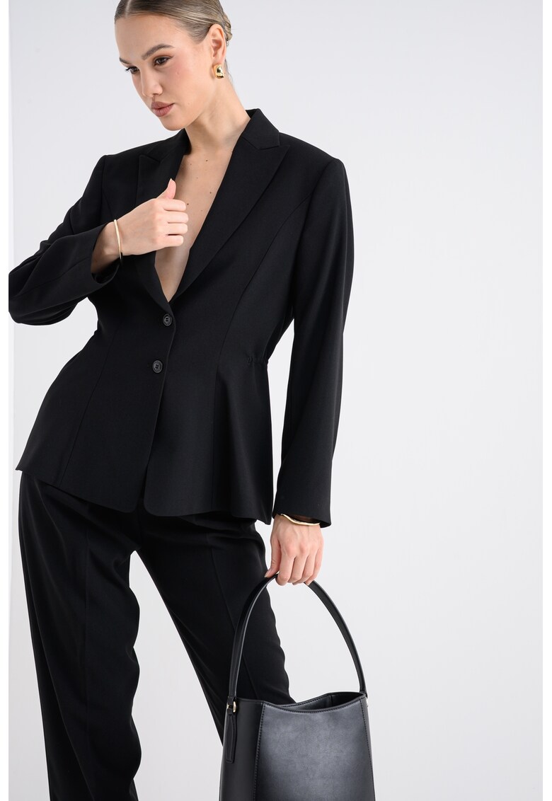 Sacou cu talie ajustabila Alinuna - Negru