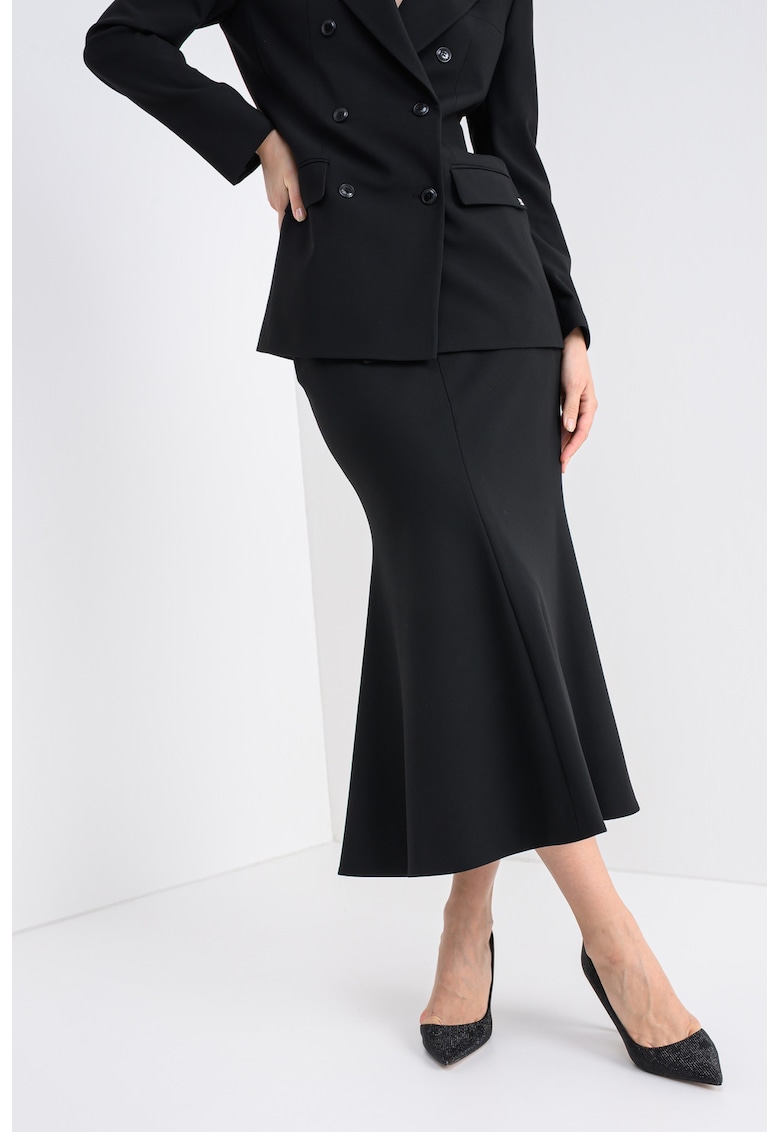 Fusta midi cu croiala pe bie Relenda