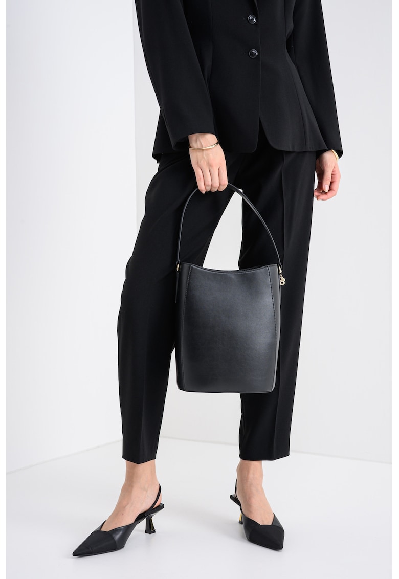 Pantaloni conici cu pliuri