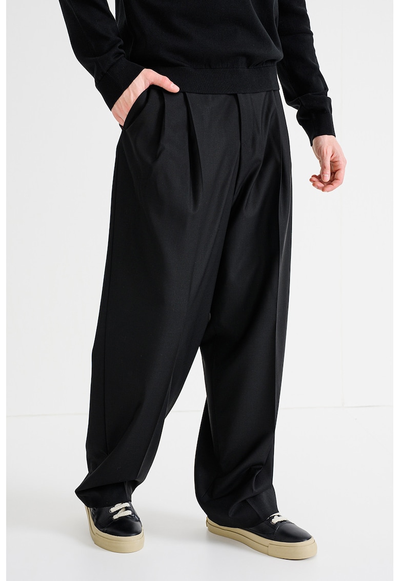 Pantaloni lejeri din amestec de lana