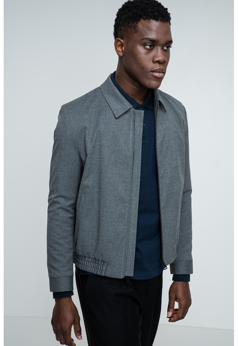 Jacheta uni cu buzunare laterale