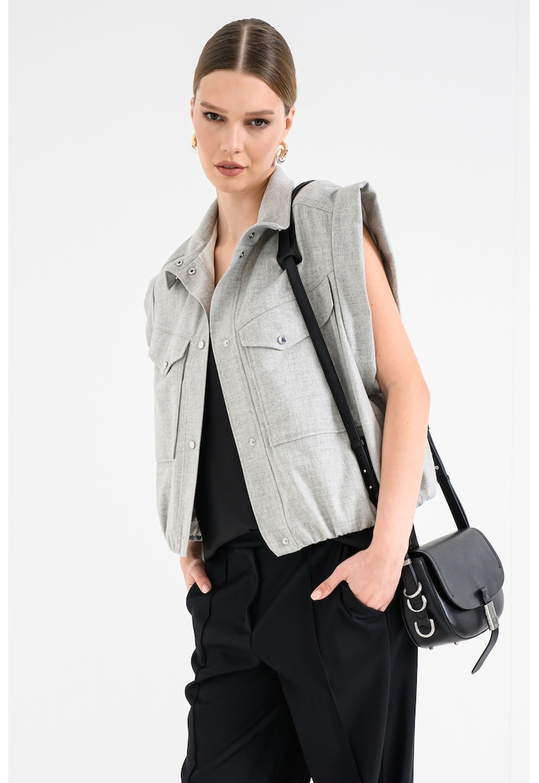 Vesta din amestec de lana