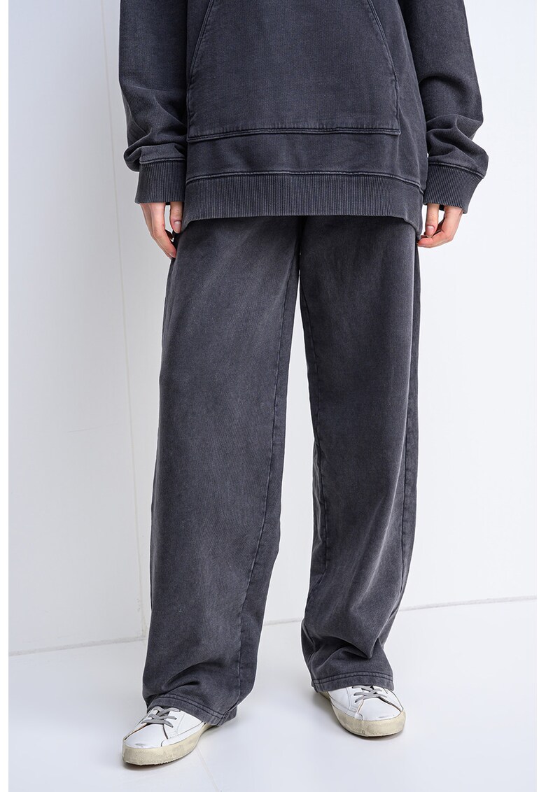 Pantaloni de trening cu croiala relaxed-fit Nolasa - Gri antracit