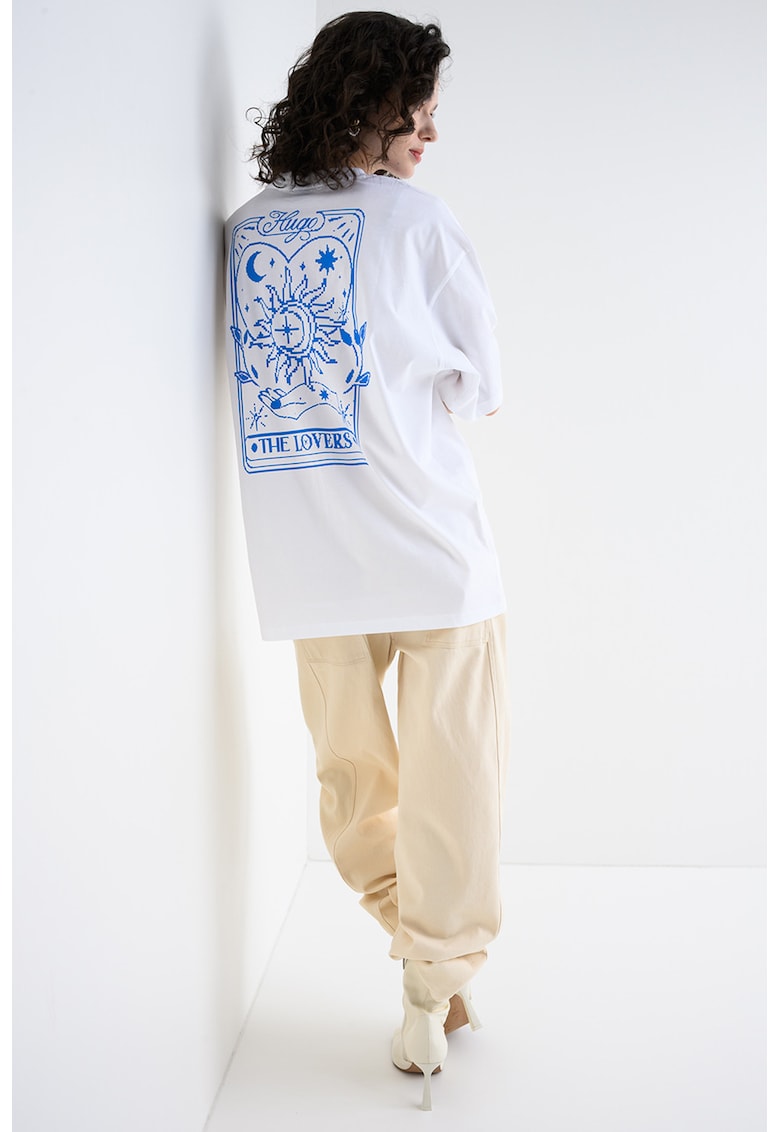 Tricou lejer de bumbac cu imprimeu