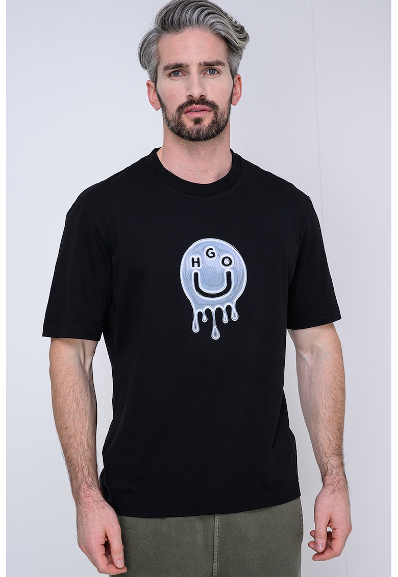 Tricou cu imprimeu logo Nedirix - Verde/Negru