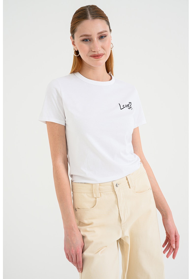 Tricou cu imprimeu pe piept Elogo Crystal