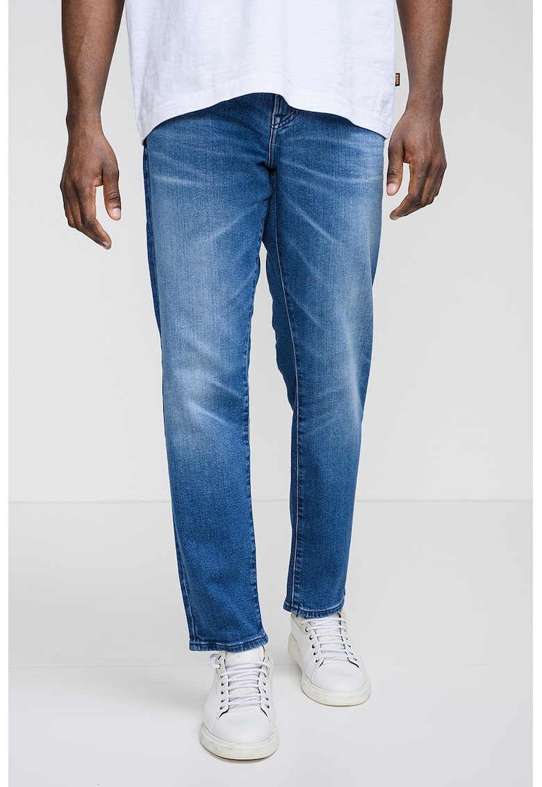 Blugi regular fit cu buzunare Re Miane - Albastru