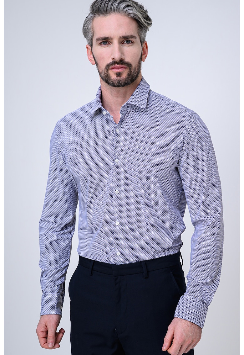Camasa slim fit cu imprimeu Kenno