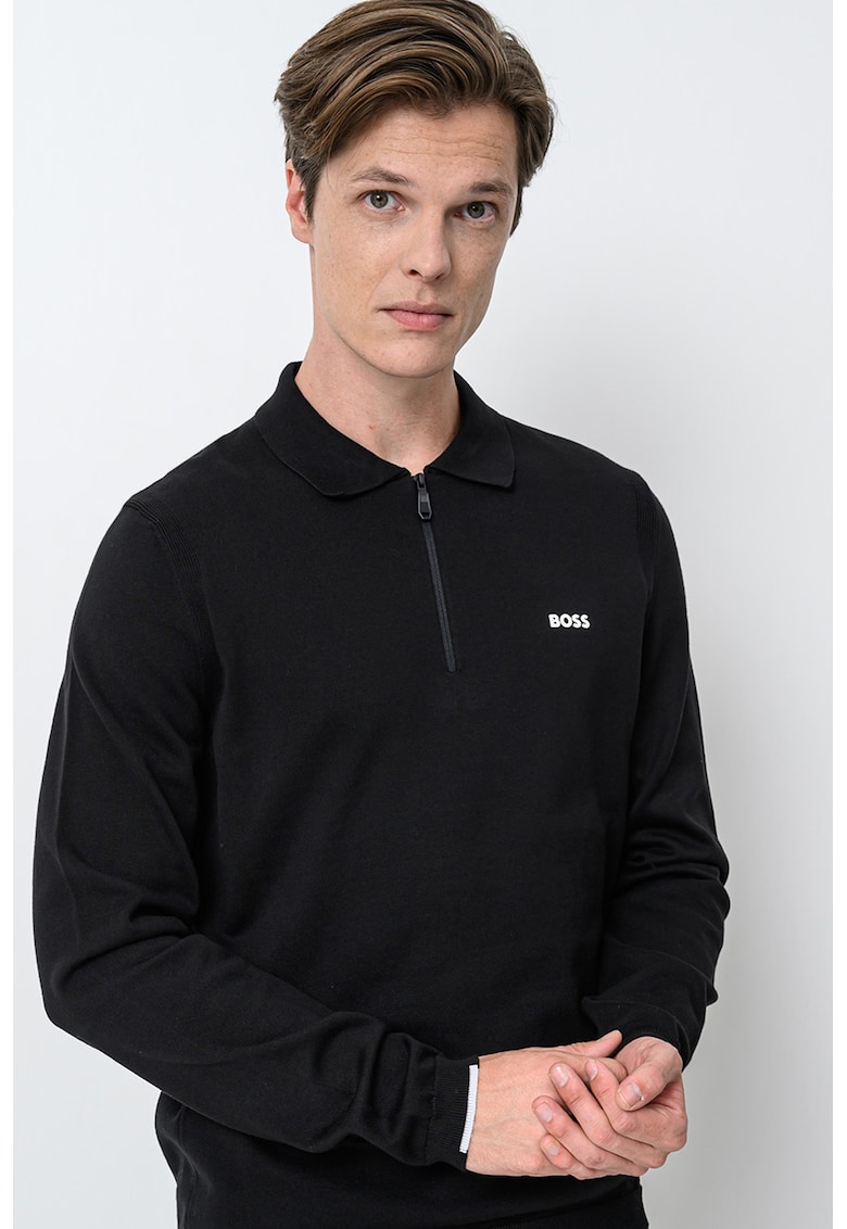 Pulover cu fenta cu fermoar K_Ever