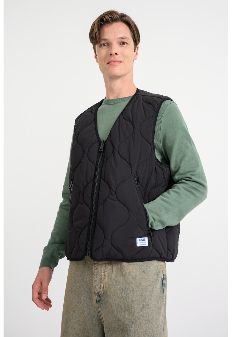 Vesta matlasata cu fermoar