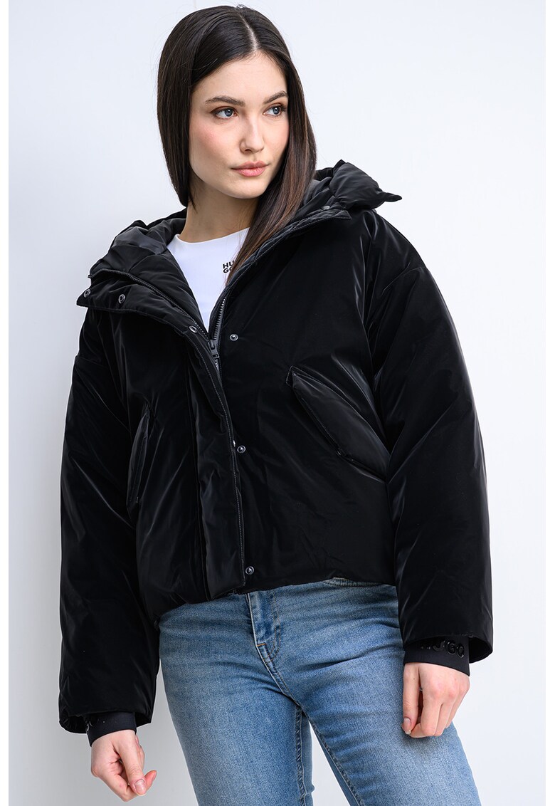 Geaca cu vatelina Florita - Negru