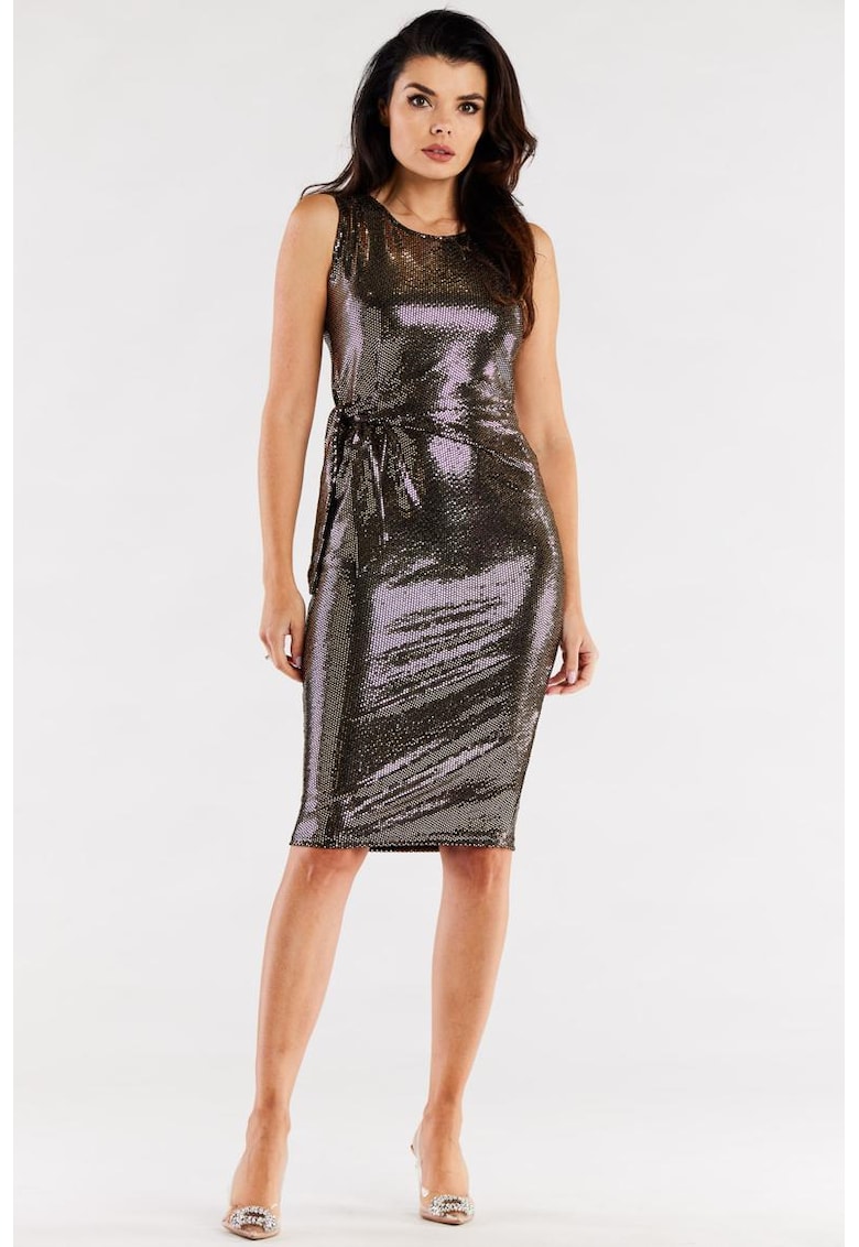 Scurta Rochie Fara maneca La baza gatului A560