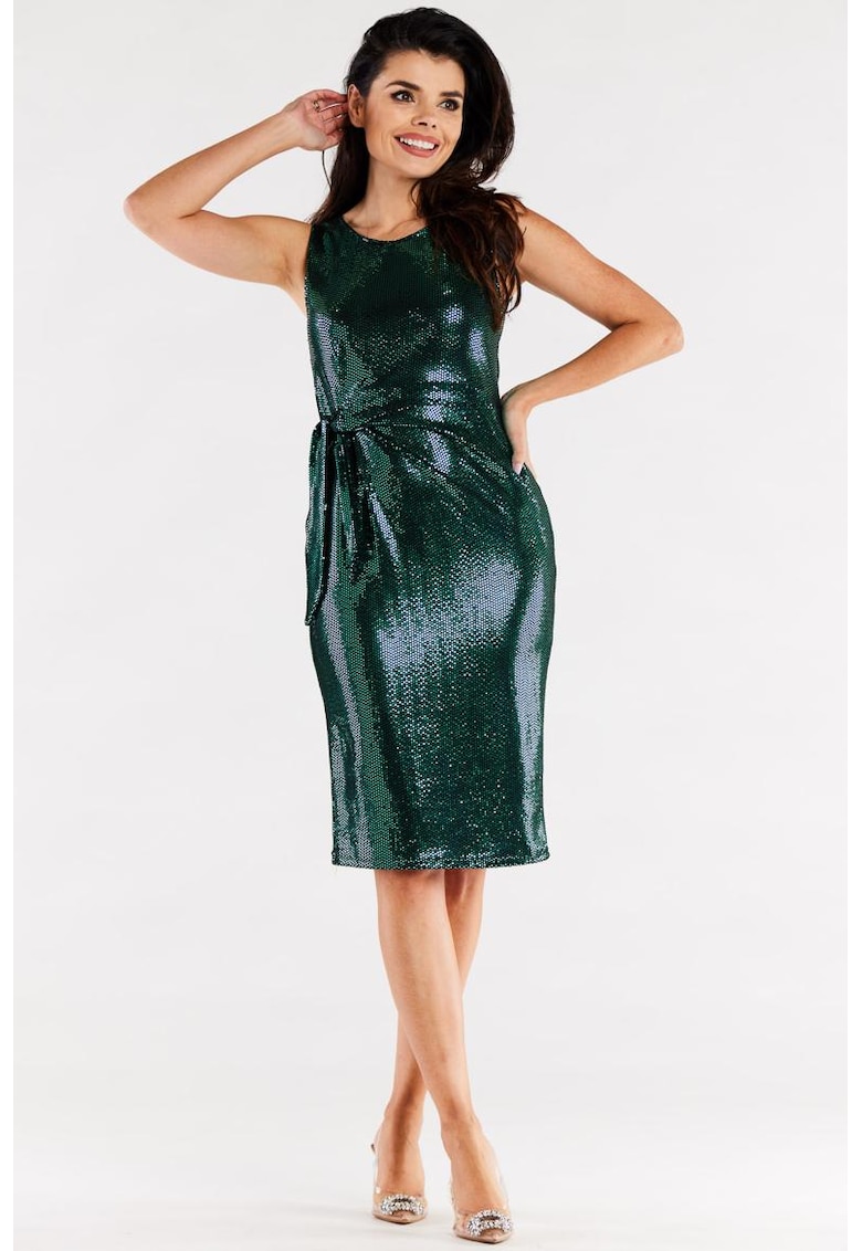 Scurta Rochie Fara maneca La baza gatului A560