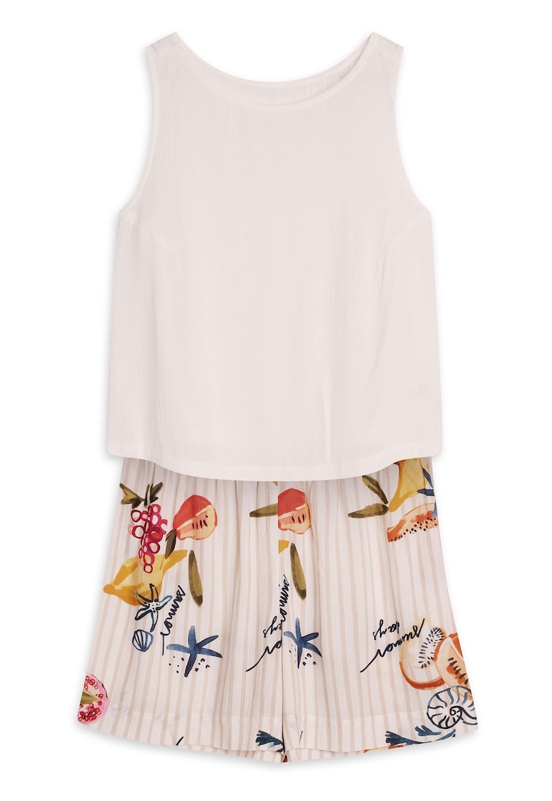 Pijama dama Rorai  Alb crem