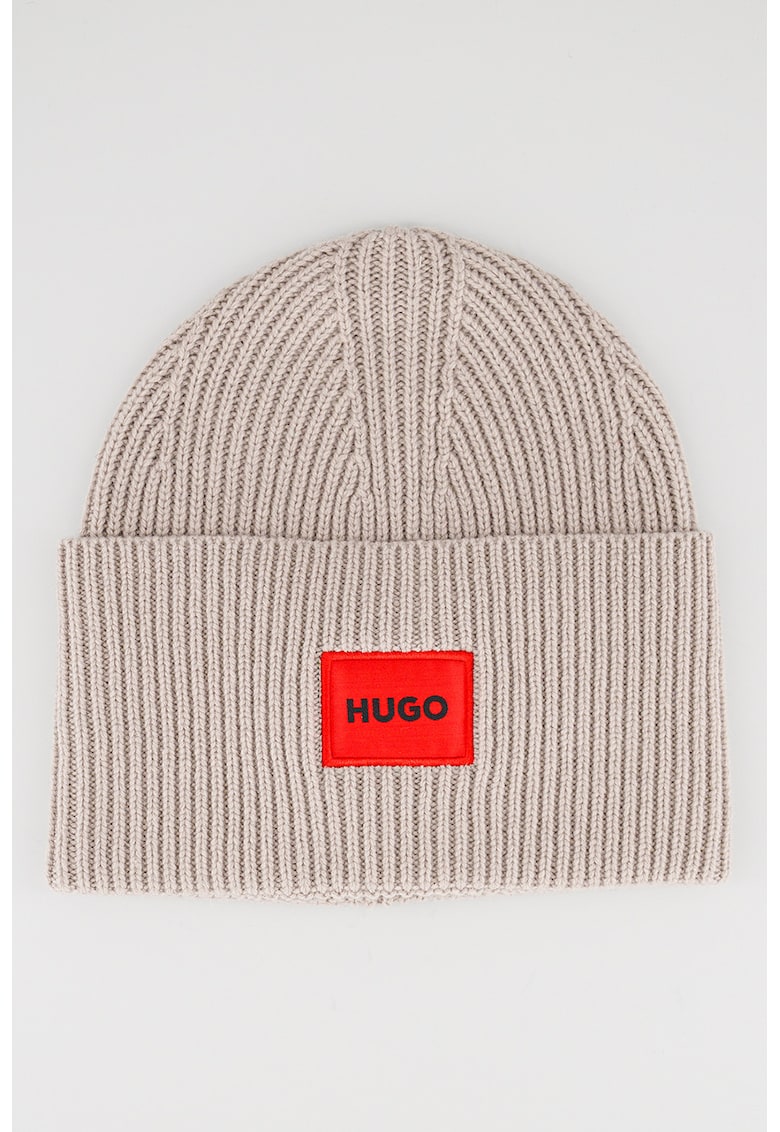 Caciula din amestec din lana Saffa - Gri