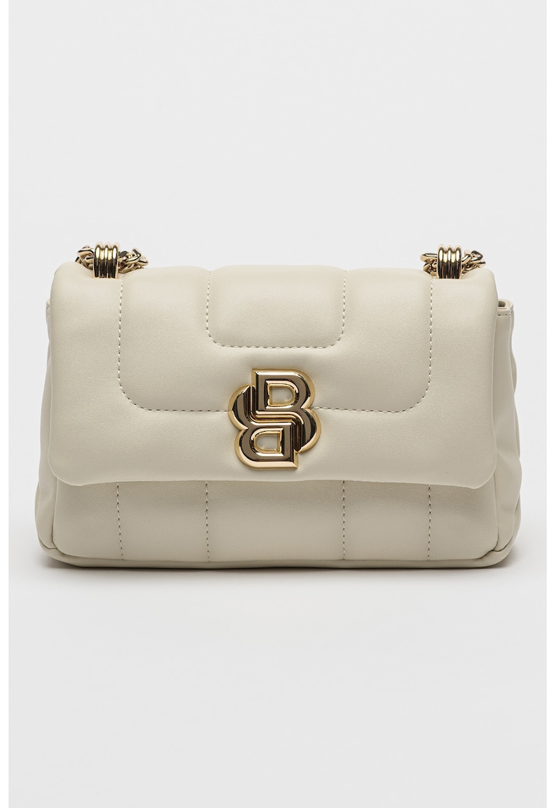 Geanta crossbody din piele ecologica cu bareta din lant Icon