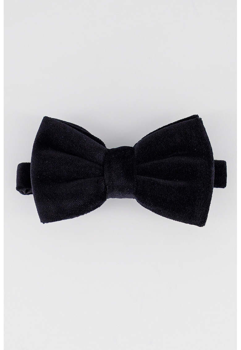 Papion din bumbac cu aspect de catifea