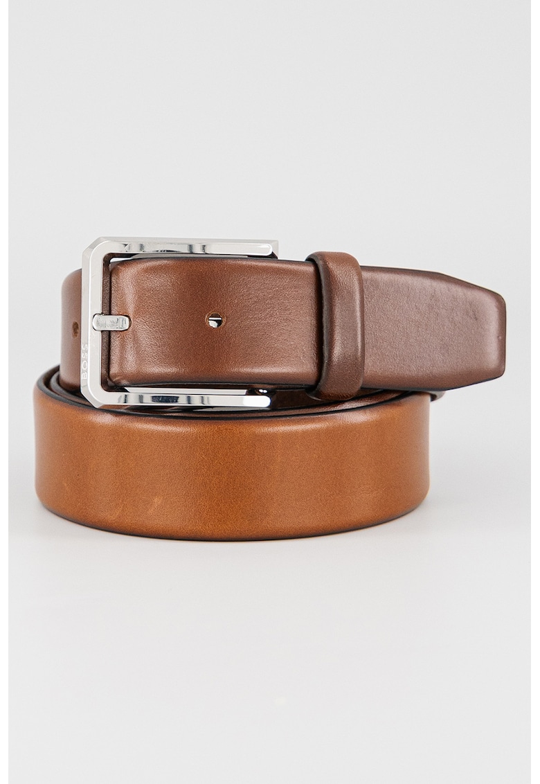 Curea de piele Caleb - Maro scortisoara