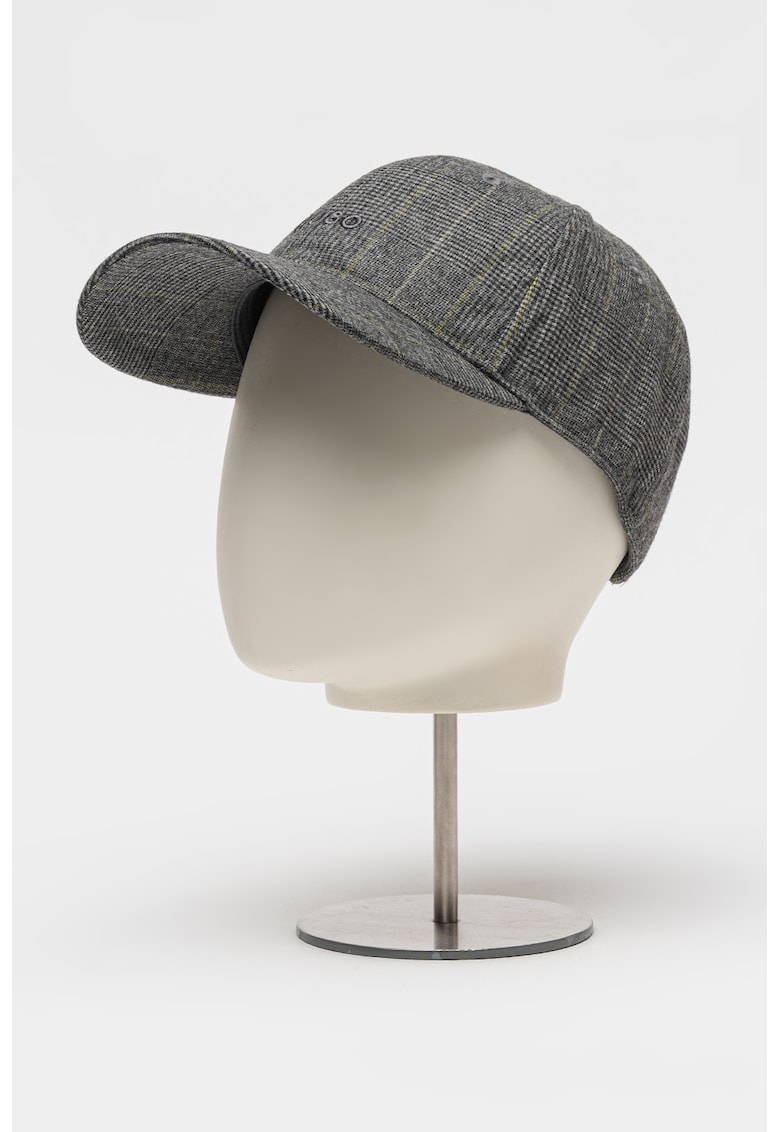 Sapca baseball in carouri cu logo brodat