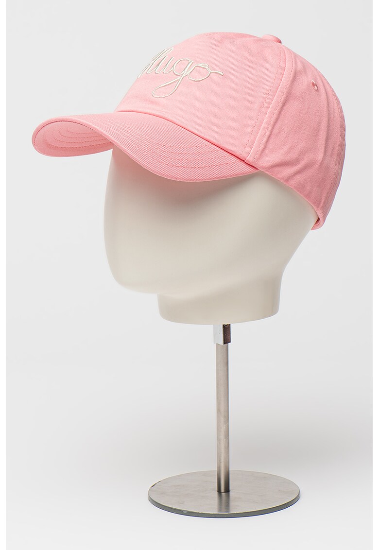 Sapca cu logo brodat Cara - Alb/Roz