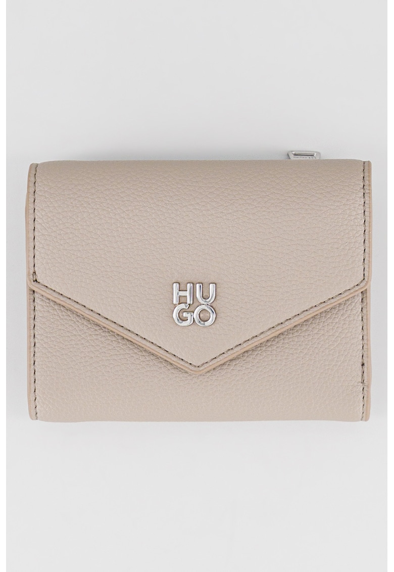 Portofel cu aplicatie logo metalica