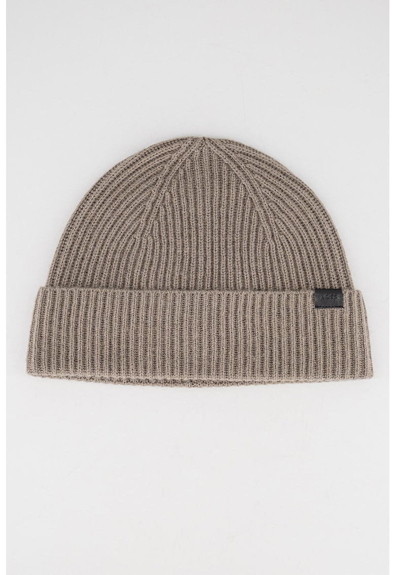 Caciula din amestec de casmir si lana Filippo - Verde sparanghel