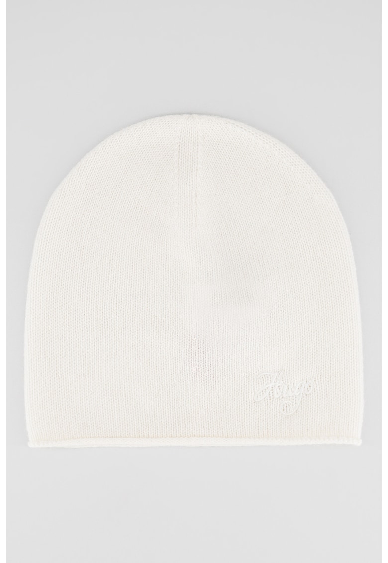 Caciula din casmir cu logo brodat