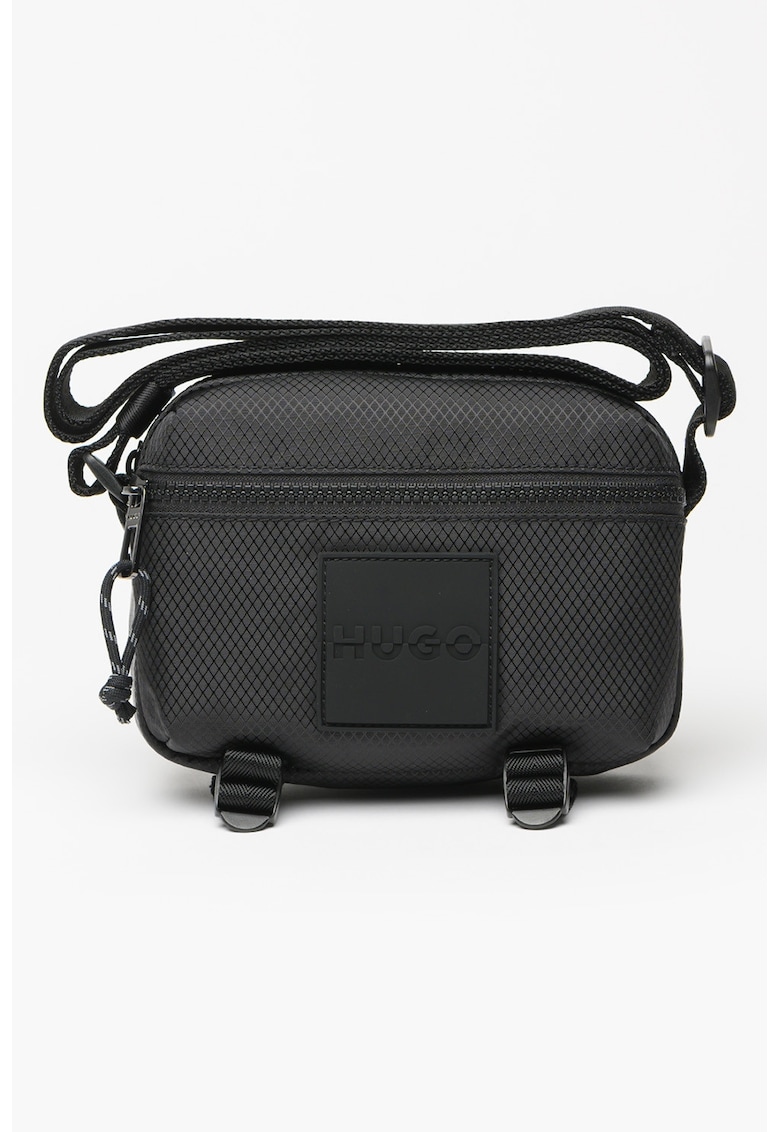 Geanta crossbody din material textil cu logo