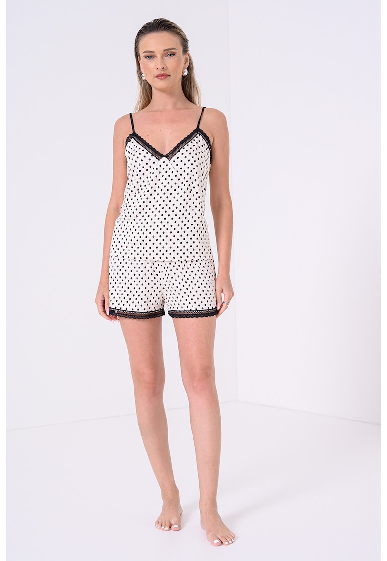 Top de pijama cu buline Top de pijama cu buline