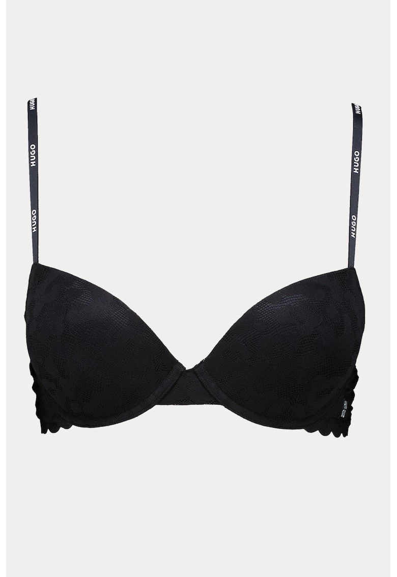 Sutien triunghiular cu burete si barete cu logo