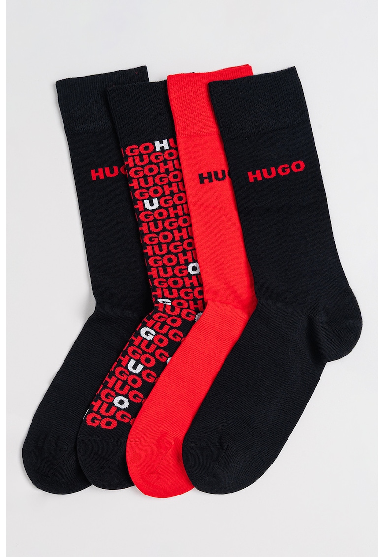 Set de sosete lungi din amestec de bumbac - 4 perechi