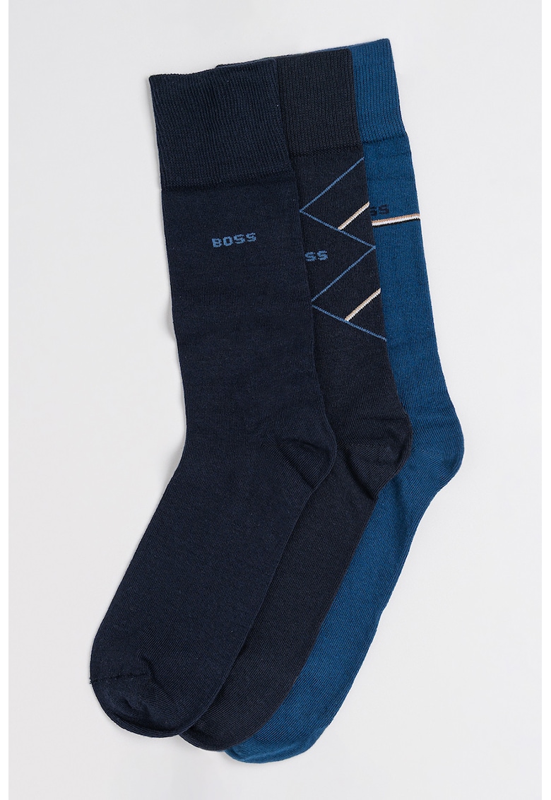 Set de sosete lungi din amestec de bumbac - 3 perechi