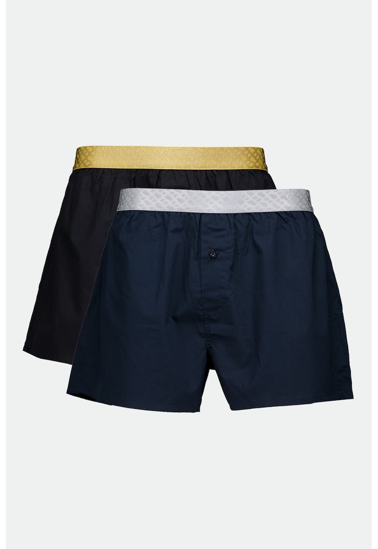 Set de boxeri cu banda elastica in talie - 2 perechi