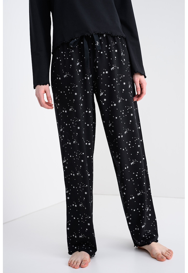 Pantaloni de pijama din amestec de modal