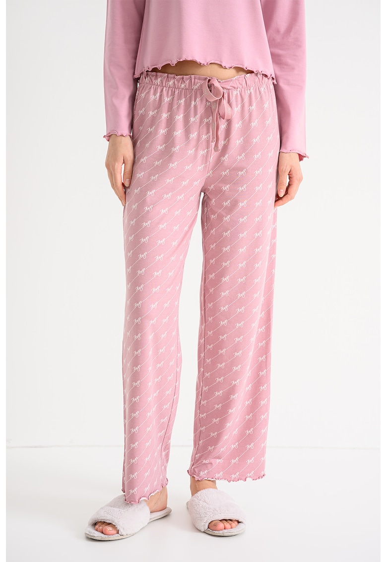 Pantaloni de pijama din amestec de modal