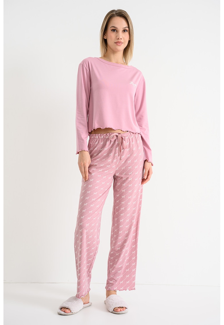 Bluza de pijama din amestec de modal si bumbac