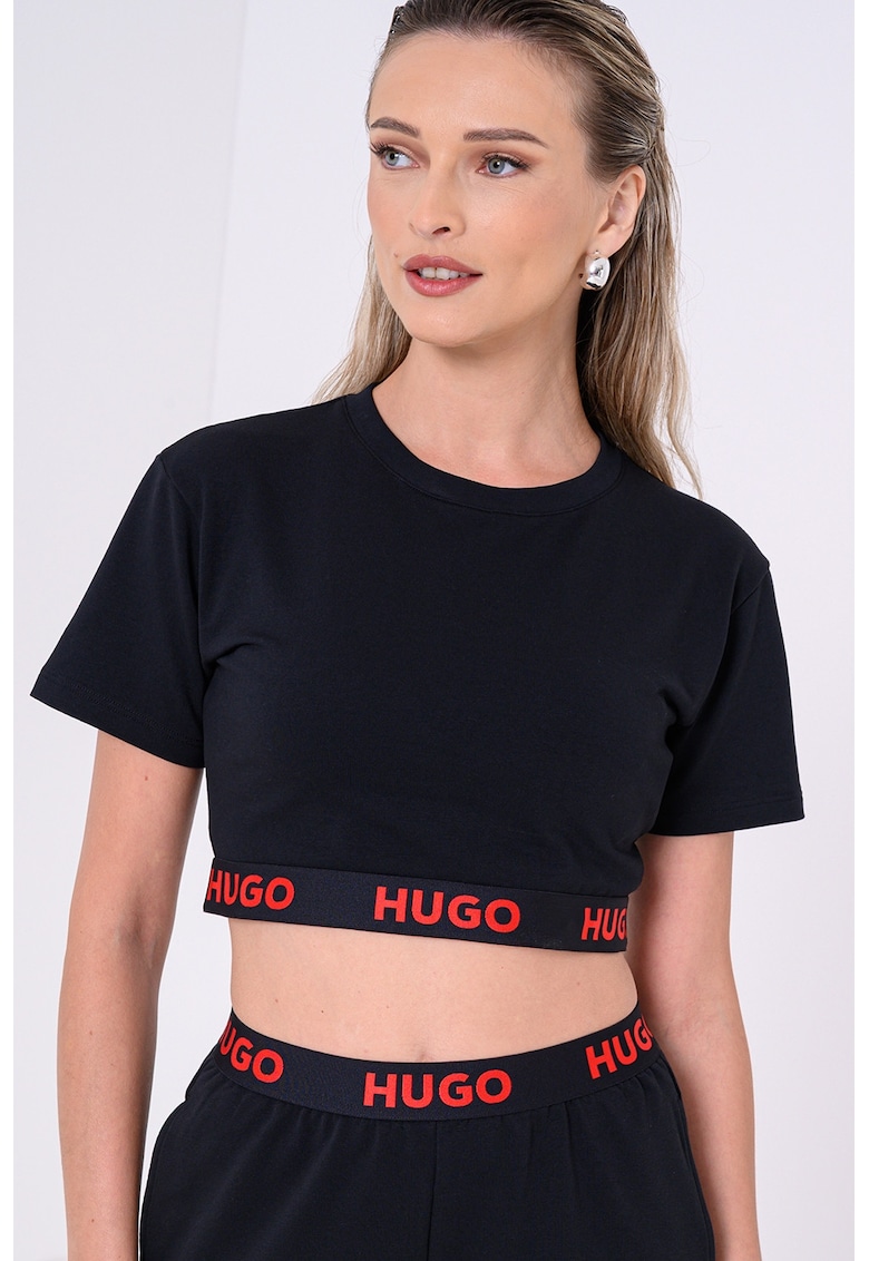 Tricou crop de pijama