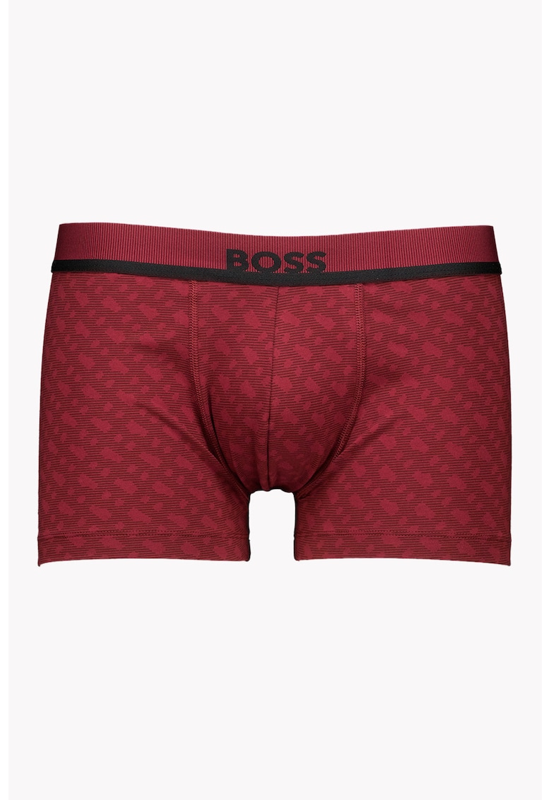 Boxeri cu model si banda logo in talie