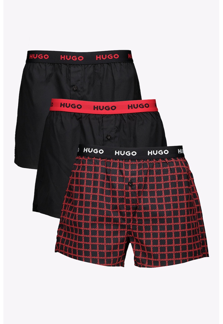 Set de boxeri lejeri de bumbac - 3 perechi