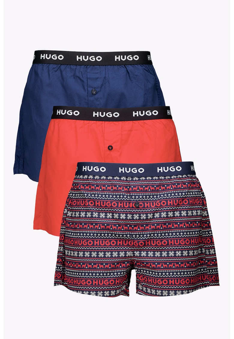 Set de boxeri lejeri de bumbac - 3 perechi